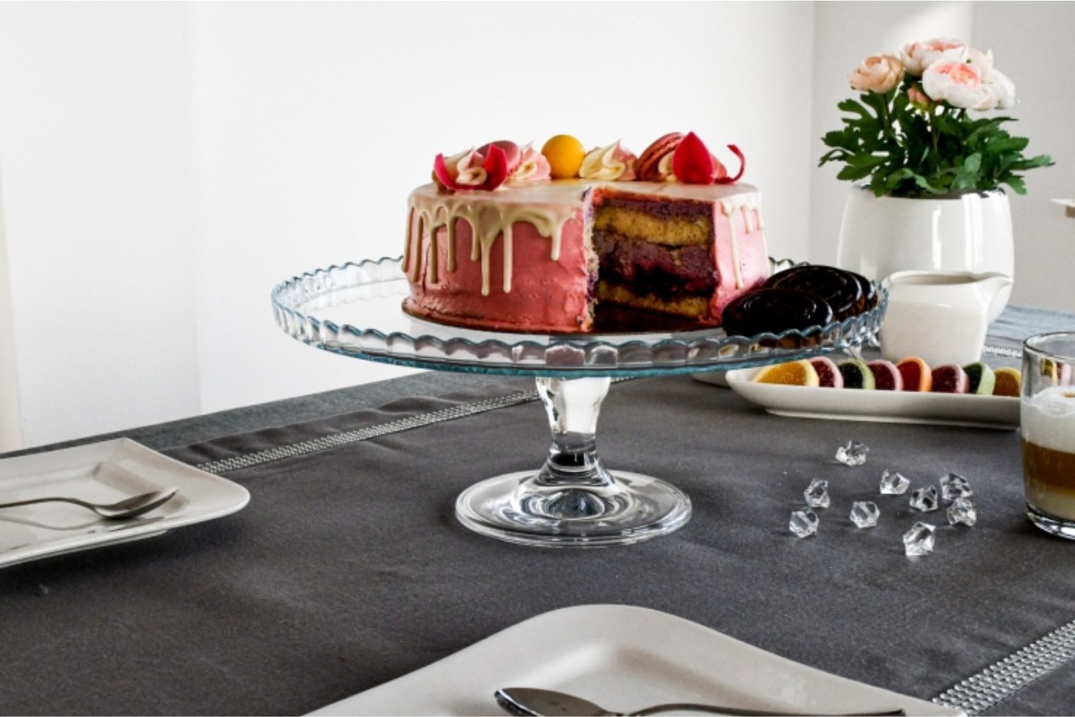 Patera szklana z grawerem - obrazek 3