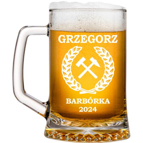 kufel do piwa dla górnika