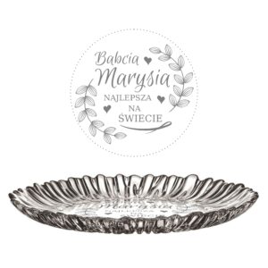 Patera talerz na cisto z grawerem