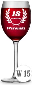 Kieliszek do wina z grawerem 330ml