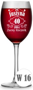 Kieliszek do wina z grawerem 330ml