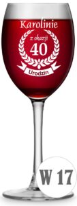 Kieliszek do wina z grawerem 330ml