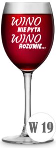 Kieliszek do wina z grawerem 330ml