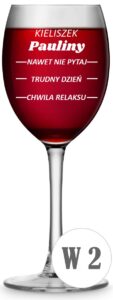 Kieliszek do wina z grawerem 330ml