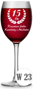 Kieliszek do wina z grawerem 330ml