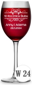 Kieliszek do wina z grawerem 330ml