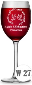 Kieliszek do wina z grawerem 330ml