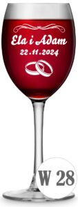 Kieliszek do wina z grawerem 330ml