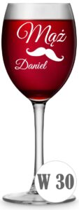 Kieliszek do wina z grawerem 330ml