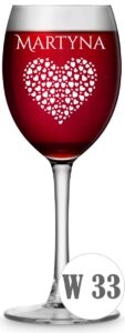 Kieliszek do wina z grawerem 330ml