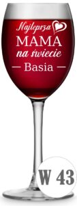 Kieliszek do wina z grawerem 330ml