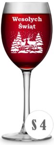 Kieliszek do wina z grawerem 330ml