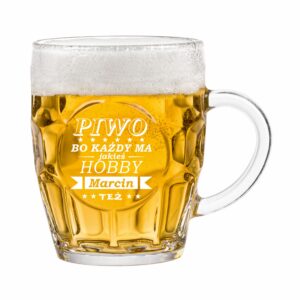 Kufel do piwa z grawerem 500ml