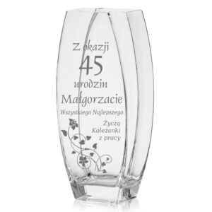 Wazon z grawerem 32cm