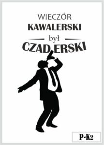Skrzynka z grawerem na wieczór kawalerski
