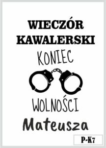 Skrzynka z grawerem na wieczór kawalerski