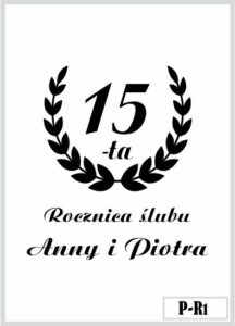 Skrzynka z grawerem na rocznicę ślubu