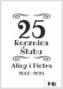 Skrzynka z grawerem na rocznicę ślubu