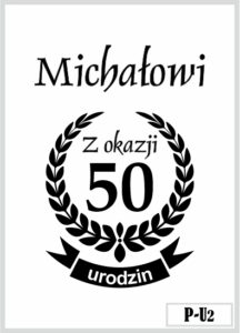 Skrzynka z grawerem na urodziny