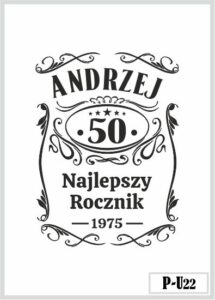 Skrzynka z grawerem na urodziny
