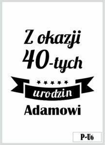 Skrzynka z grawerem na urodziny