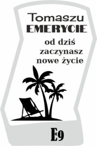 Karafka z grawerem dla emeryta