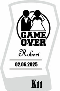 Karafka z grawerem na wieczór kawalerski