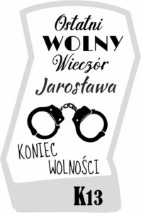 Karafka z grawerem na wieczór kawalerski