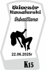 Karafka z grawerem na wieczór kawalerski