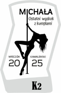 Karafka z grawerem na wieczór kawalerski