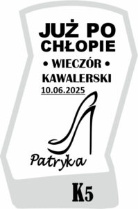 Karafka z grawerem na wieczór kawalerski