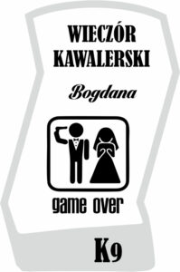 Karafka z grawerem na wieczór kawalerski