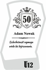 Karafka z grawerem na urodziny, na prezent