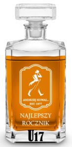 Karafka z grawerem na urodziny