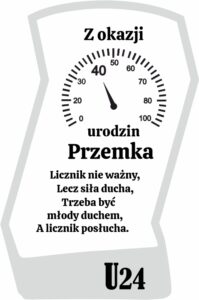 Karafka z grawerem na urodziny