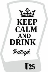 Karafka z grawerem na urodziny