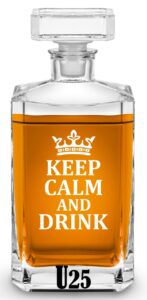 Karafka z grawerem na urodziny