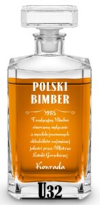 Karafka z grawerem na urodziny