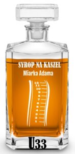 Karafka z grawerem na urodziny