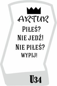 Karafka z grawerem na urodziny, na prezent