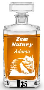 Karafka z grawerem na urodziny