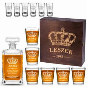 Zestaw w skrzynce z grawerem