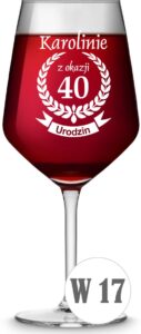 Kieliszek do wina z grawerem 530 ml