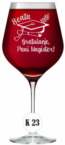 Kieliszek do wina z grawerem XXl