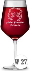 Kieliszek do wina z grawerem 530 ml