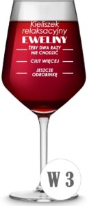 Kieliszek do wina z grawerem 530 ml