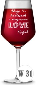 Kieliszek do wina z grawerem 530 ml