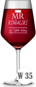 Kieliszek do wina z grawerem 530 ml