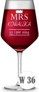 Kieliszek do wina z grawerem 530 ml