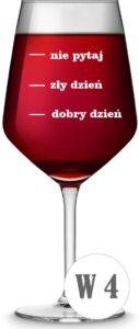 Kieliszek do wina z grawerem 530 ml